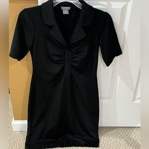 Ann Taylor Petite black work dress